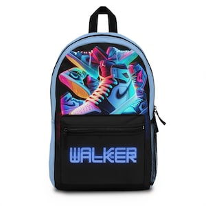 Cartable Nike personnalisé | Cartable pour baskets avec nom personnalisé | Cartable pour la rentrée des classes pour garçons | sac à dos garçon | Nom de la chaussure