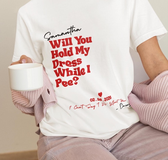 Funny Bridesmaid Proposal Shirt: Comfort Colors Bridal Party Tee - Etsy Funny Bridesmaid Proposal Shirt: Comfort Colors Bridal Party Tee - Etsy