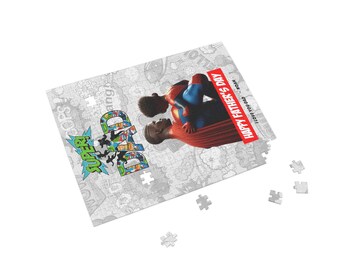 Personalized Super Dad Puzzle | Custom Father's Day Gift