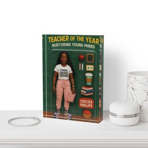 Custom AI Action Figure, Teacher Action Figure, Personalized Action Figure Display, Educator Gifts, Birthday Gift, Teacher of the Year