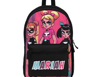 Mochila personalizada de superhéroe: Mochila para niñas para la vuelta al cole
