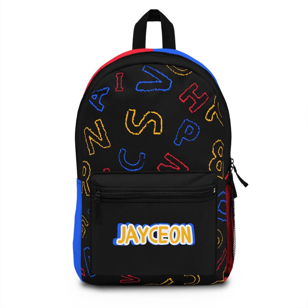 Personalized ABC Backpack for Boys: Custom Name, Back to School - Etsy