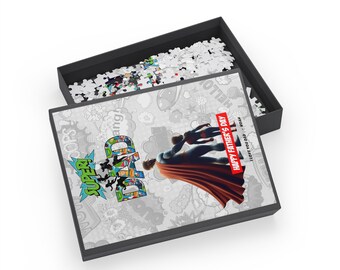 Personalized Super Dad Puzzle: Father's Day Photo Keepsake (252-Piece)