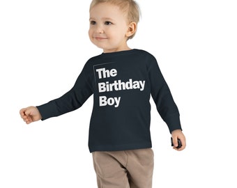 T-shirt d'anniversaire à manches longues pour tout-petit