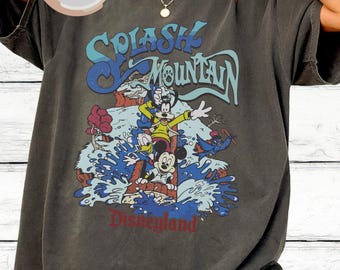 Retro Disneyland Splash Mountain Shirt, Disney Splash Mountain shirt, Vintage Disneyland Shirt, Disney Group Shirt, Disney Family Trip Shirt