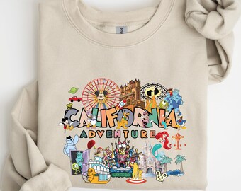 Disneyland California Adventure Sweatshirt, Disneyland Sweatshirts, Disneyland California TShirt, Family Disney Shirt, Unisex Disneyland Tee