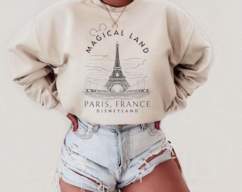 Paris Disneyland Mickey Ears Shirt, Magical Land Sweatshirt, Eiffel Tower Family Shirt, Disney Paris Trip Shirt, Disneyland Paris Era Tour