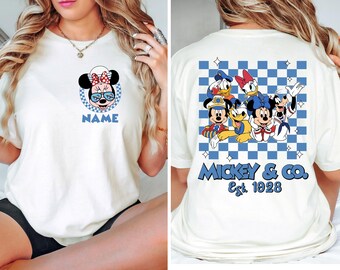 Custom Disney Mickey and Friend Pirate Cruise Shirt, Mickey Minnie Pirate Tee, Disney Family Matching, Couple Cruising Trip Shirt