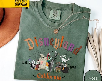 Disneyland Halloween Est 1955 California Shirt, Halloween Shirt, Halloween Gift, Magical Land, Comfort Colors