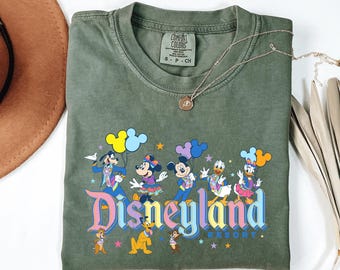 Disneyland Resort Comfort Colors Shirt, Retro Disneyland Parks Shirt, Magic Kingdom Shirt, Disneyworld Shirts, Disney Family Shirts