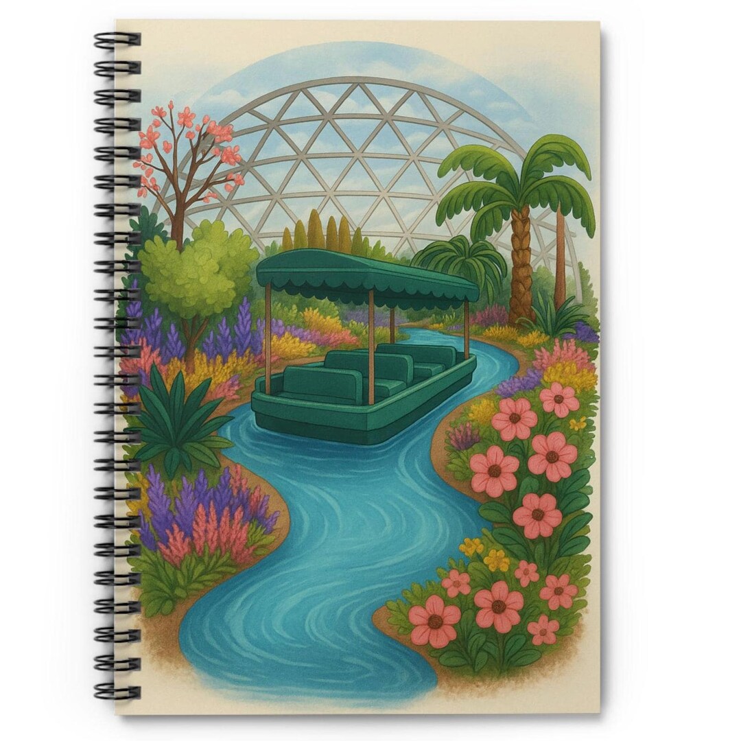 Living With the Land EPCOT Notebook, Botanical Garden Lover Gift ...