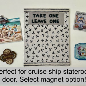 Cruise Pin Board, Pin Trading Board, CUSTOMIZEABLE, Cruise Door Display, Magnetic Cork Board, Cruise Ship, Cruise Ship Door, Fabric Cork