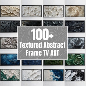 Texture Collection | Samsung Frame | TV art | Natural | Set of 100 | Abstract Painting | Digital Download
