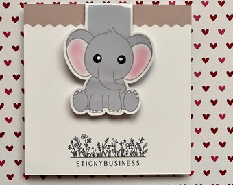 Bookmark cute elephant magnetic