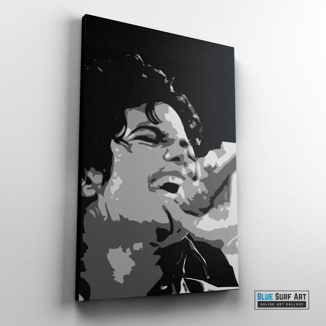 Michael Jackson Canvas Art Michael Jackson en el escenario Etsy