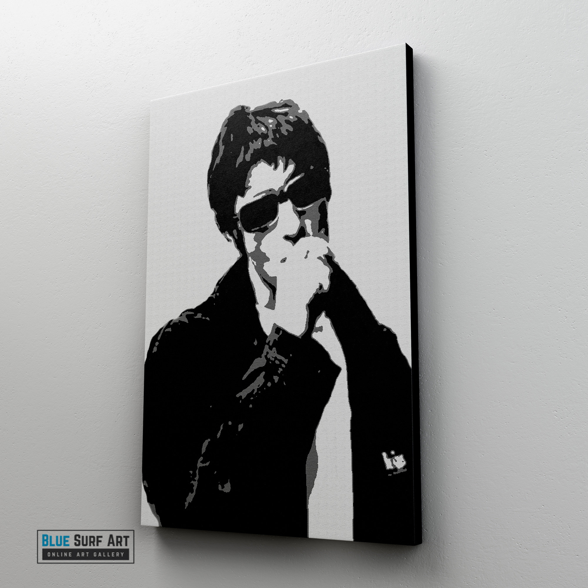 Oasis Wall Art Liam Noel Gallagher Music Canvas Art Painting Etsy