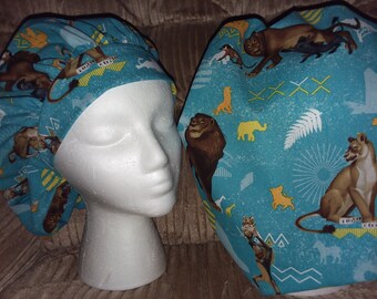 lion king scrub cap