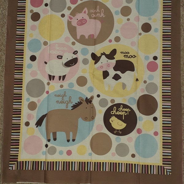 Baby Quilt Panel Etsy