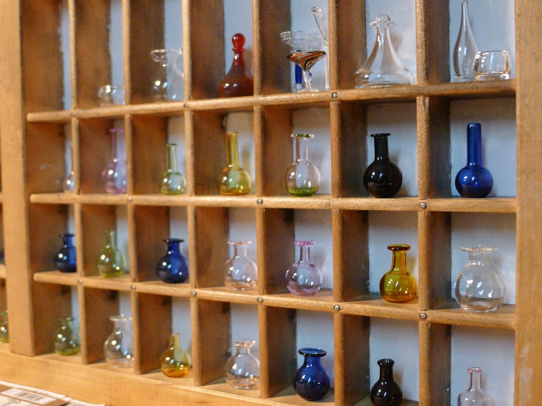 MINIATURE Glass Bottles Hand Blown and Sculpted by Jenn Goodale Etsy