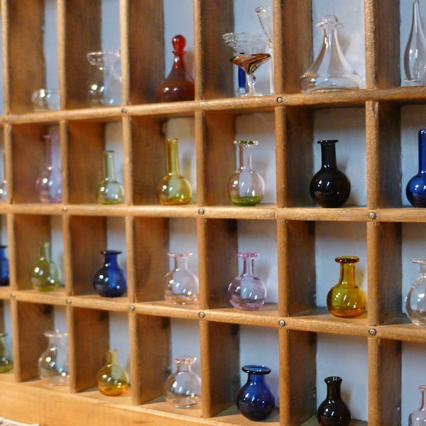 MINIATURE Glass Bottles Hand Blown and Sculpted by Jenn Goodale