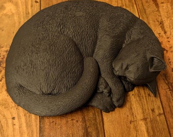 Urna Memorial para Gatos - Lembrança Impressa em 3D, Ornamento Decorativo Único e Homenagem Sincera para Amigos Felinos