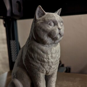 British Short Hair Figurine Statue –3D Printed -  For Cat lovers, ornament, Memorial, Gift
