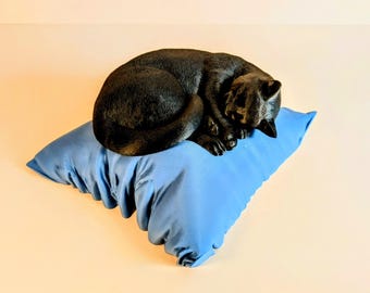Urna Memorial Gato Adormecido: Ornamento de Lembrança Impresso em 3D