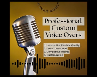 Fast, Premium English Voice Overs - Custom Made