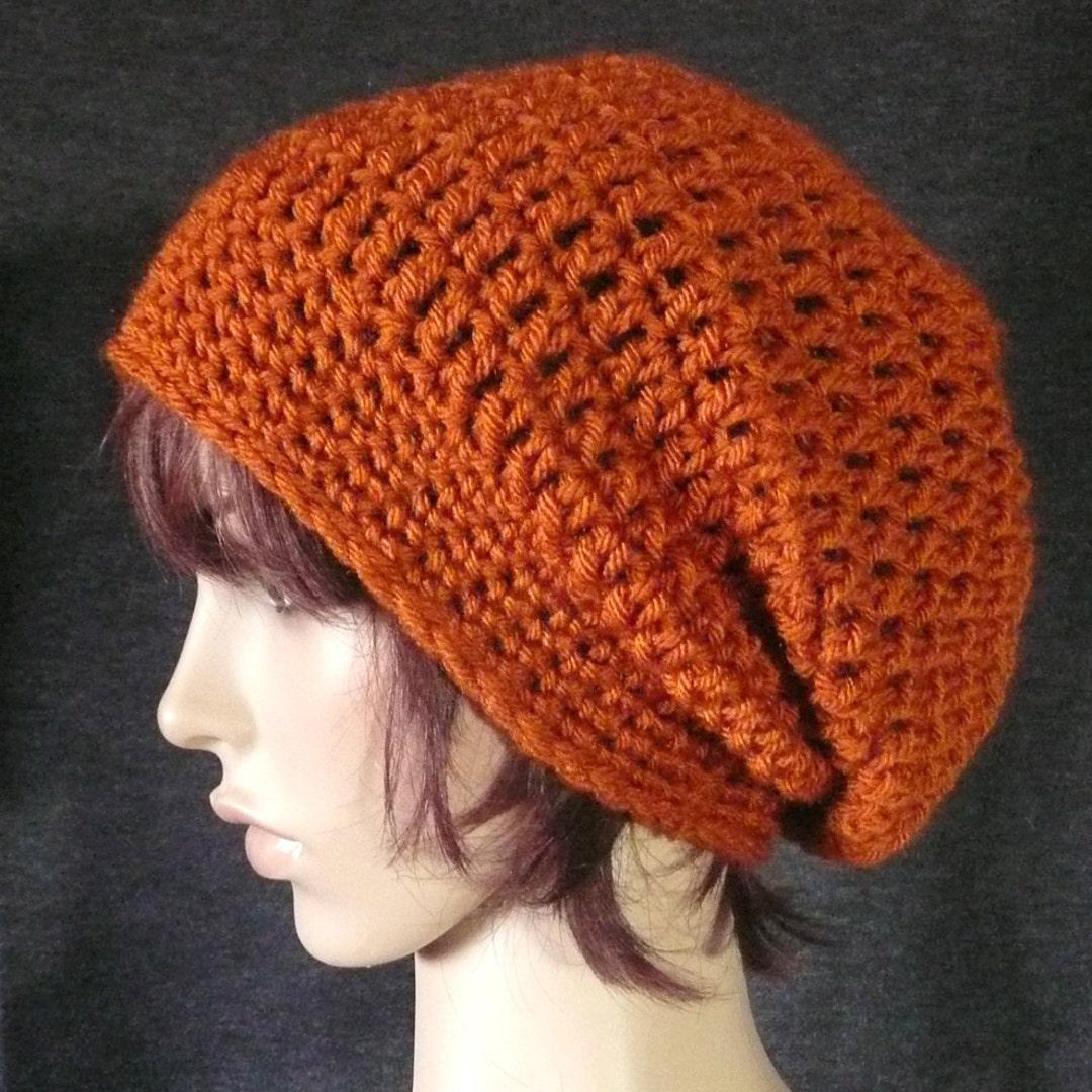 Rust Orange Woman’s Slouch Beenie hat *NWT* il_fullxfull.7107755644_60fx.jpg main image 4