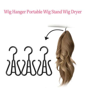 10 Pcs/Set Wig Hanger Portable Wig Stand Wig Dryer Hair Organizer Wig Styling Stitching Hair Durable Heatless Plastic Hats Displaying