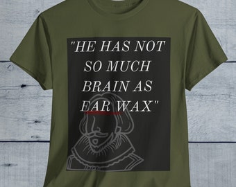 Camisa divertida con cita de William Shakespeare, cita de insulto divertido de Shakespeare, lector de libros, regalo de profesor de inglés, camisa literaria, regalo de literatura, unisex