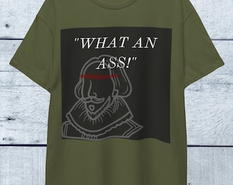 Camisa divertida con cita de William Shakespeare, cita de insulto divertido de Shakespeare, lector de libros, regalo de profesor de inglés, camisa literaria, regalo de literatura, unisex