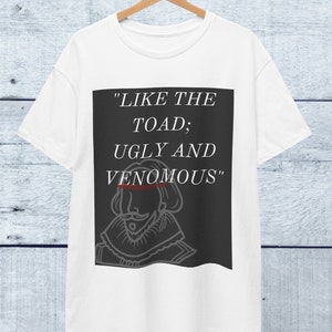 Funny William Shakespeare Quote Shirt,Shakespeare Funny Insult Quote,Book Reader,English Teacher Gift,Literary Shirt,Literature Gift, Unisex