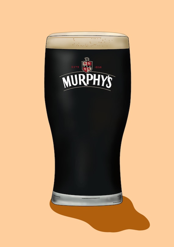 Murphys Irish Stout Print: Pub Wall Art - Etsy