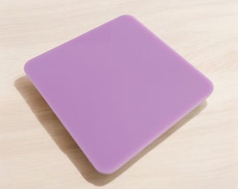 Acrylic Sheet / Lavender Acrylic Colour / 3mm Acrylic Pastel Acrylic Sheet | plexiglass | Pastels | Laser Cutting | Glowforge ready