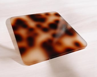 Acrylic Sheet / Tortoise Shell Colour / 3mm Acrylic /  Pastel Acrylic Sheet | plexiglass | Pastels | Laser Cutting | Glowforge ready