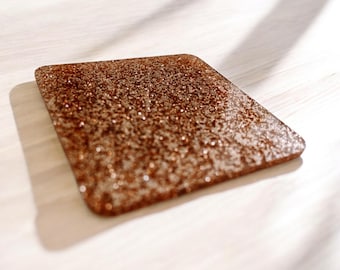 Lámina acrílica / Acrílico con brillo de cobre / 3 mm / Lámina acrílica pastel acrílica / plexiglás / Pasteles / Corte por láser / Listo para Glowforge