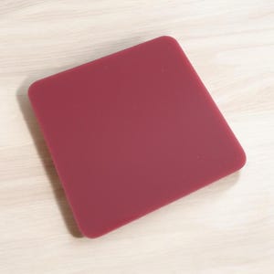 Acrylic Sheet / Berry / 3mm Acrylic / Pastel Acrylic Sheet | plexiglass | Pastels | Laser Cutting | Glowforge ready