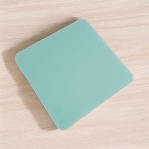 Acrylic Sheet / Baby Teal  Acrylic Colour / 3mm Acrylic Pastel Acrylic Sheet | plexiglass | Pastels | Laser Cutting | Glowforge ready