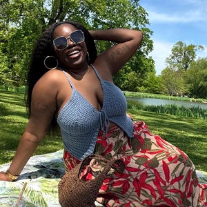 Crochet Front Tie Top