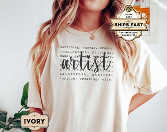 Artist Shirt, Gift for Artist, Art Lover Tee, Art Teacher Shirt, Creative Artist Tshirt, Art Gift, Painter Gifts, Artist Tshirt, Painter Tee