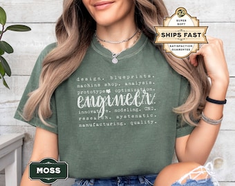 Engineer Shirt, Engineering Tee for Women, Engineering Student Shirt, Engineer Graduation Gift, Mechanical Engineer Tshirt, Tee for Engineer