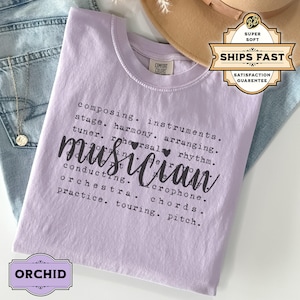 Music Teacher Shirt, Musician T-shirt, Gift for Musician, Music Lover Shirt, Band Tee, Musician Gift, Music Tee, Music Major Tshirt, Choir