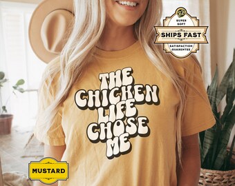 Funny Chicken Shirt, Chicken Lover Shirt, Farm Tee Shirts, Country Girl Shirt, Chicken Tee, Women Chicken Mama Shirt, Chicken Mom Shirt