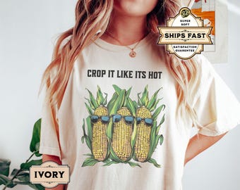 Cornfield Humor Funny Grain Farmer Shirt, Corny Crop Pun Agriculture Tshirt, Harvest Season Field Work T-shirt, Cool Corn Cob Lover Tee