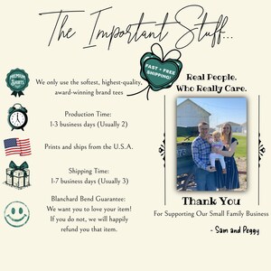 Thank You for Supporting Our Small Family Business Print, Real People Who Really Care Wall Art, Fast and Free Shipping