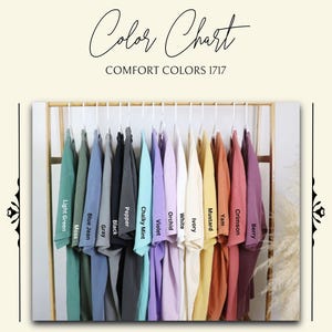 Colorful Comfort Colors T-Shirts, Unisex Comfort Colors Shirts, Variety of Colors Comfort Colors Tees, Casual Wear Shirts