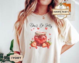Strawberry Shirt, Cute Cottagecore Shirt, Garden Shirt, Foodie Gift, Foodie Shirt, Strawberry Clothes, Strawberry Top, Botanical Shirt