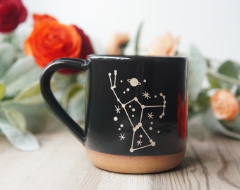 Orion Constellation Mug - Space Handmade Pottery Coffee Cup