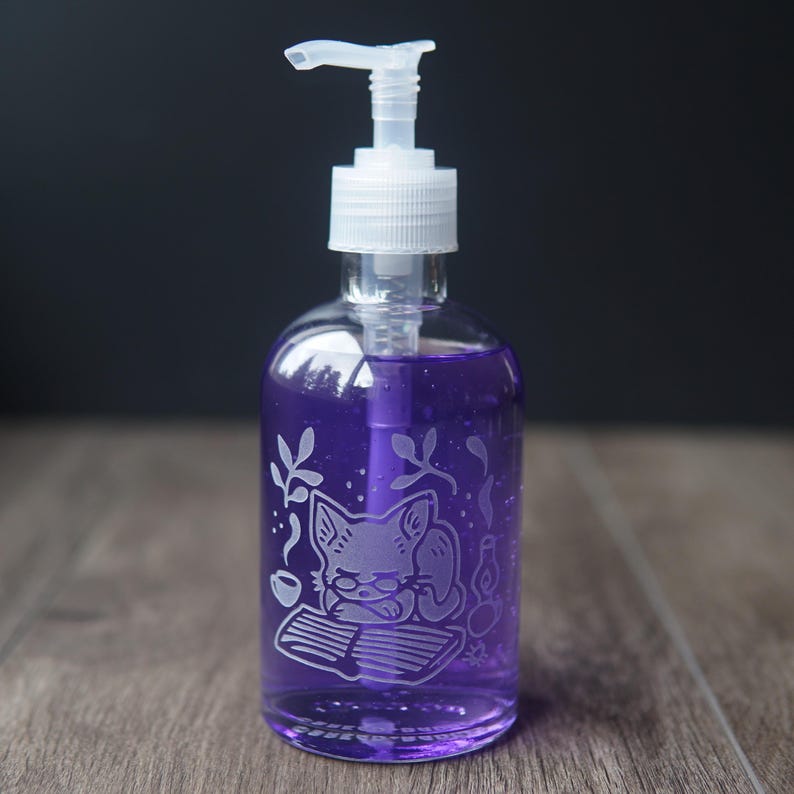 BreadandBadger Book Cat Soap Dispenser - Thumbnail 3